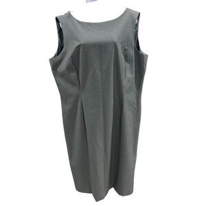 Tahari Arthur S. Levine Sleeveless Gray Dress Women’s Size 18